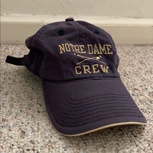 Navy Adidas Notre Dame Rowing / Crew Hat